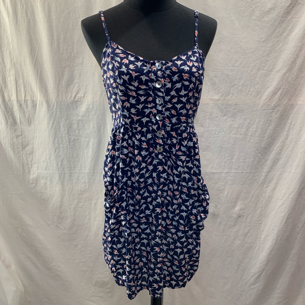 Cotton On bird dress with pockets